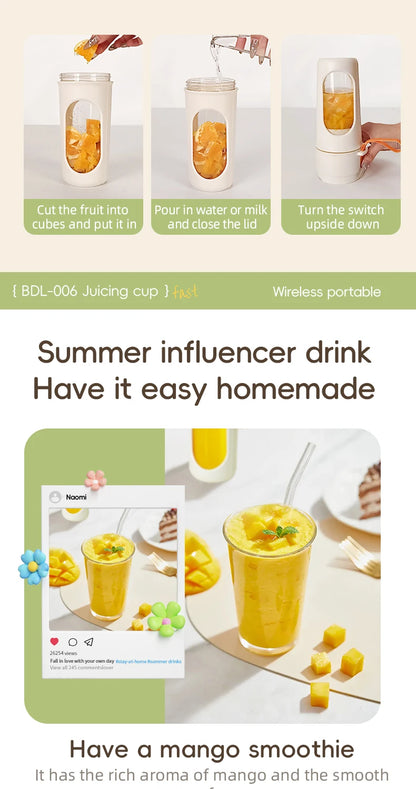 Blendongo GoBlend 12 – Portable Electric Juicer Cup